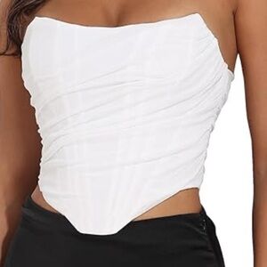 Off white corset top size 2XL